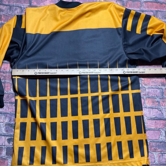 Vintage Adidas Goalkeeper Jersey Men’s M Soccer Goalie Black Orange Made In USA - Picture 7 of 7